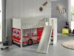 m&ouml;max Spielbett Scott Fire Rescue ca. 90x200 cm Kiefer Wei&szlig;