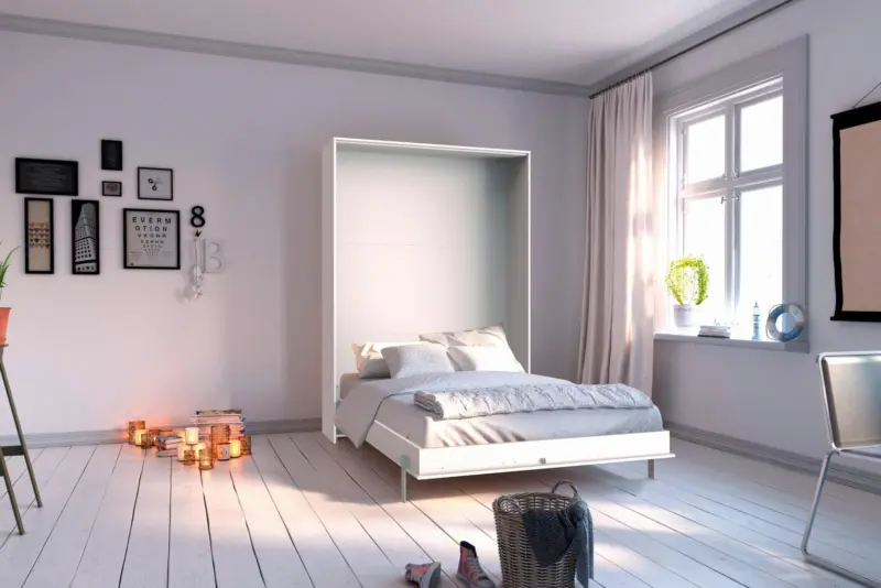 Klappbett Juist ca. 120x200 cm Wei&szlig;