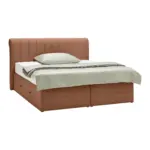 m&ouml;max Boxspringbett Belano Rostfarben ca. 160x200cm