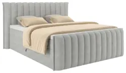Boxspringbett Lina Hellgrau ca. 160x200cm