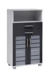 Midischrank Niko Anthrazit/Silber