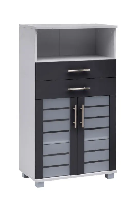 Midischrank Niko Anthrazit/Silber