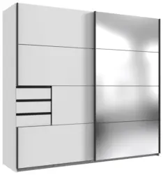 Schwebet&uuml;renschrank Saigon in Wei&szlig; ca. 225x208x64cm