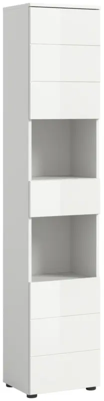 Hochschrank Vira ca. 38x190x34 cm Wei&szlig;