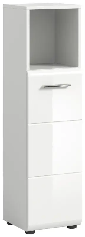 Unterschrank Ice ca. 30x110x30 cm Wei&szlig; hochgl.