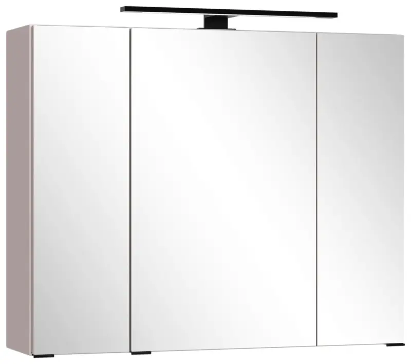 Spiegelschrank Sevilla m. LED ca. 80x64 cm Kaschmir