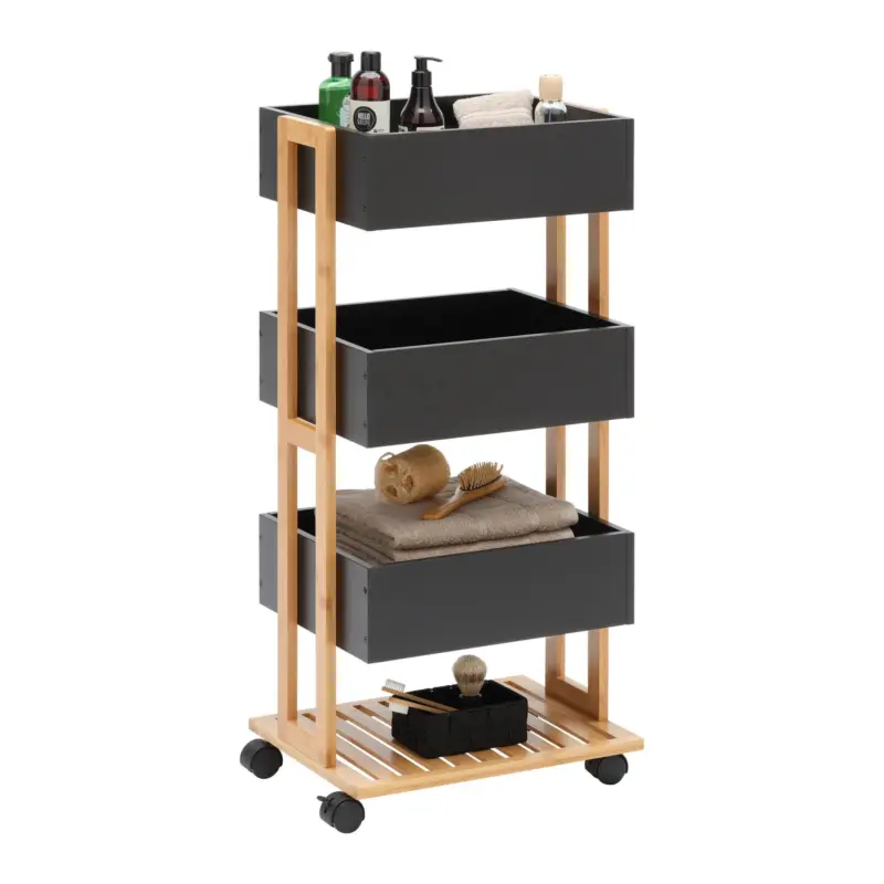 Allzweckwagen Anni in Naturfarben/Schwarz