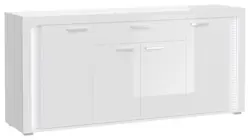 Sideboard Skylight Wei&szlig; hochglanz