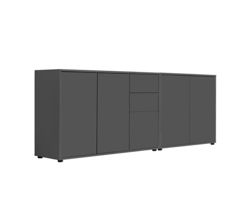 Sideboard Mailand Set 10 Anthrazit