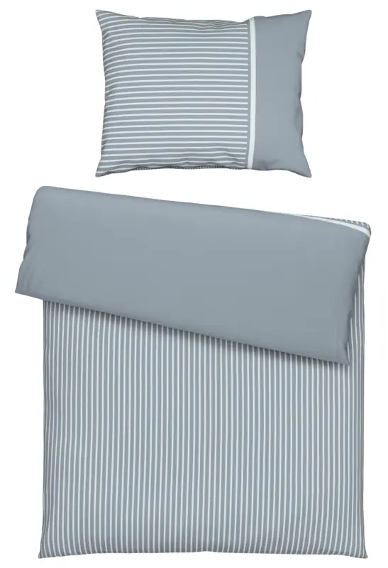Bettw&auml;sche Johannes Graublau ca. 140x200cm