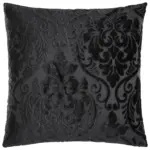 m&ouml;max Zierkissen Velvet Ornament Schwarz ca. 45x45cm