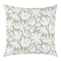 Zierkissen Betty Wei&szlig;/Salbeigr&uuml;n ca. 40x40cm