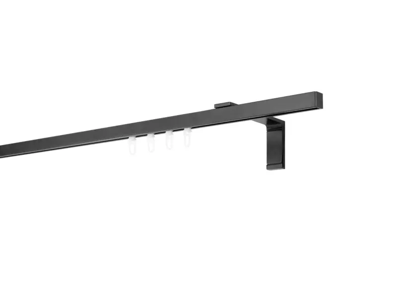 Vorhangschiene Style aus Metall ca. 160cm