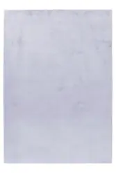 Hochflorteppich Pouffy Silberfarben ca. 240x340cm