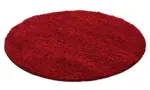m&ouml;max Hochflorteppich Life Rot &Oslash; ca. 120cm