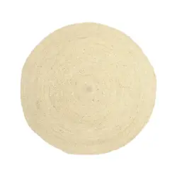 Flachwebeteppich Mandi in Naturfarben &Oslash; ca. 110cm