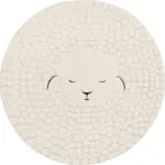 m&ouml;max Kinderteppich Eclipse Creme &Oslash; ca. 160cm