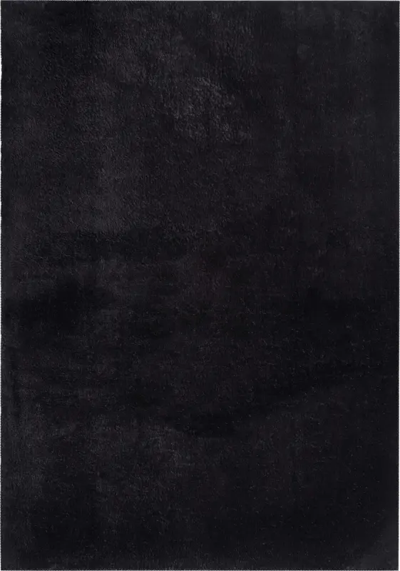 Fellteppich Loft Schwarz ca. 140x200cm