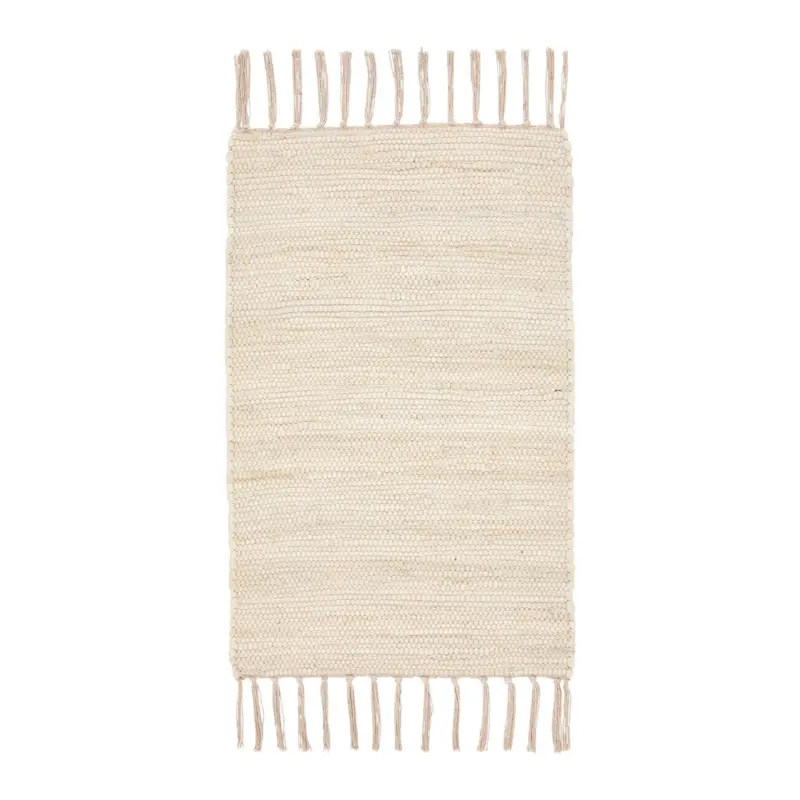 Fleckerlteppich Julia 1 in Hellbraun ca. 60x90cm