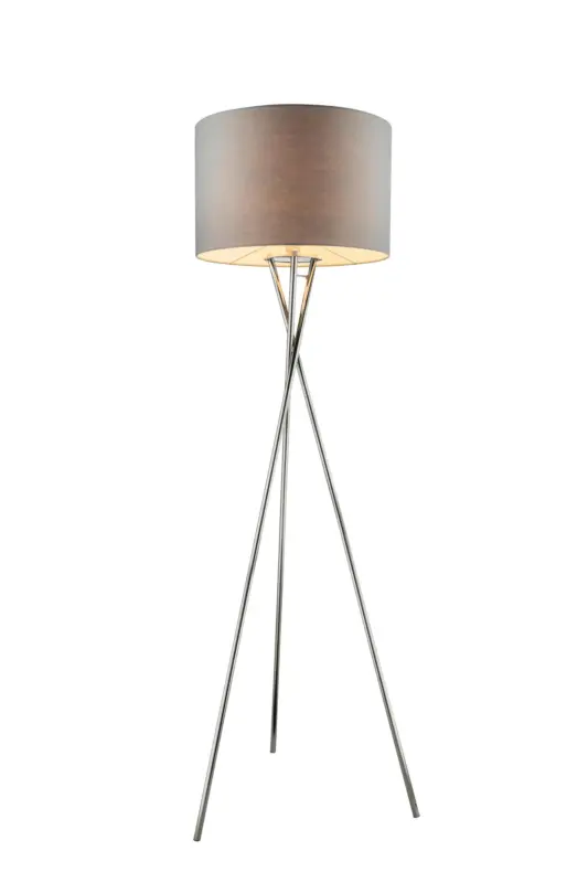 Stehleuchte Gustav Chromfarben max. 60 Watt