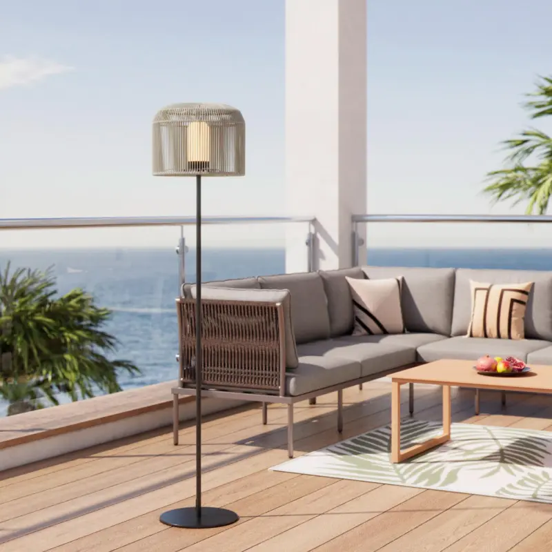 Stehleuchte Ivo in creme max. 40 Watt