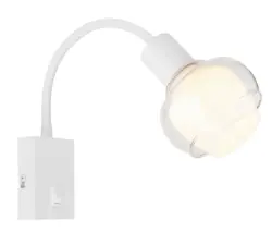 Wandleuchte Tokki Klar/Opal/Wei&szlig; max. 40 Watt Wandlampe
