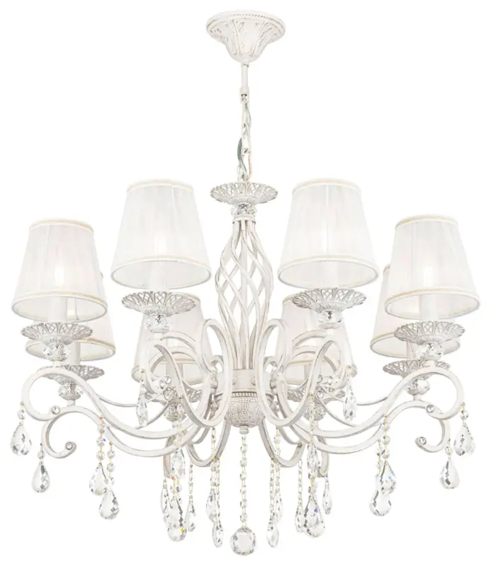 Kronleuchter Grace Wei&szlig; max. 40 Watt