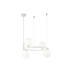 Pendelleuchte Ring Wei&szlig; max. 25 Watt