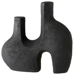 Skulptur Binge in Schwarz