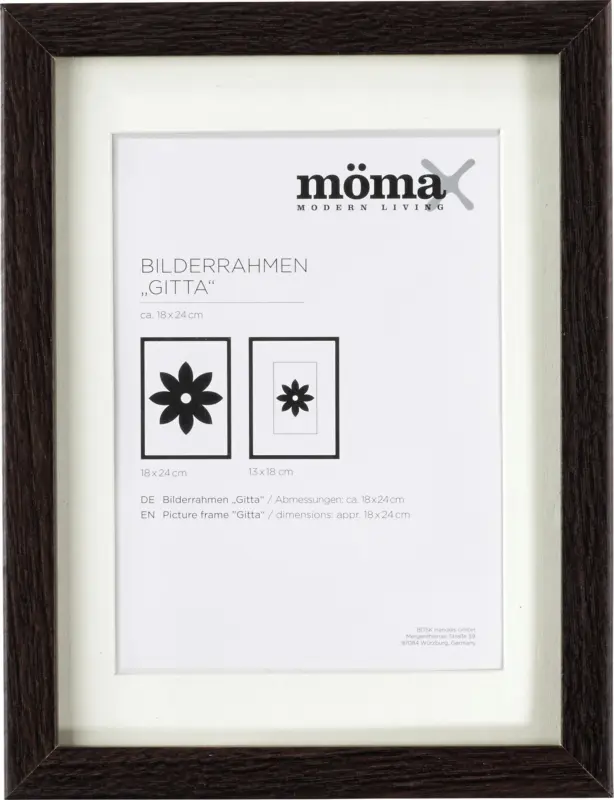 Bilderrahmen Gitta aus Holz ca. 18x24cm