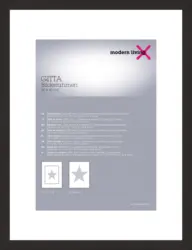 Bilderrahmen Gitta in Schwarz ca. 30x40cm