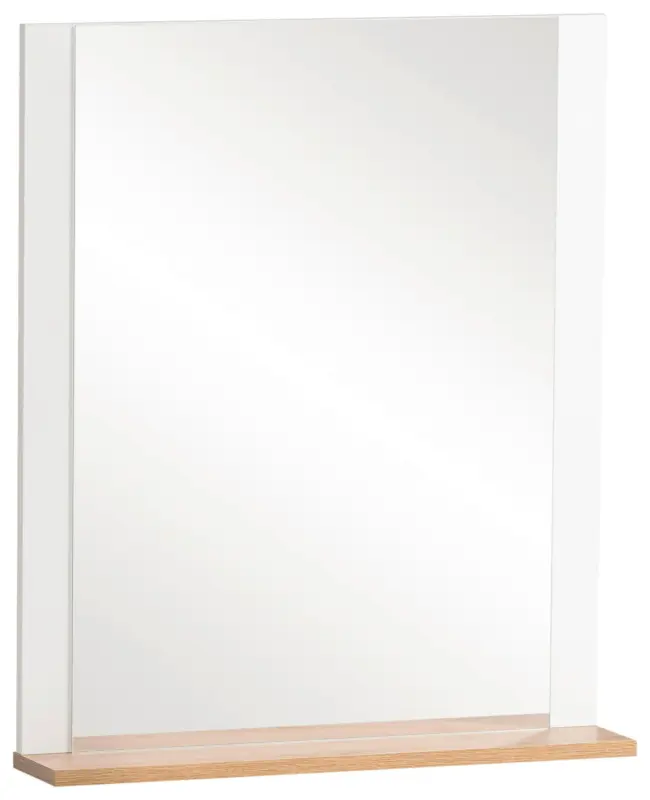 Wandspiegel Jelda ca.59,6x71,1x12,3cm Wei&szlig;