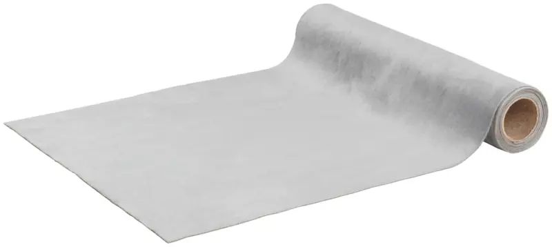 Dekostoff Viola Silberfarben ca. 35x180cm