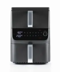 Hei&szlig;luftfritteuse Gourmetmaxx Schwarz