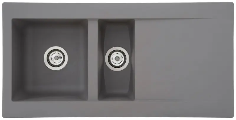 Einbausp&uuml;le Denver ca. 100x20x50 cm Grau