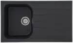 M&ouml;belix Granitsp&uuml;le Orlando ca. 86x20,9x50 cm Schwarz