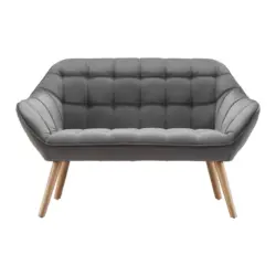 Sofa Monique Grau Samt