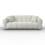 M&ouml;belix Sofa Marie Chenille Wei&szlig;