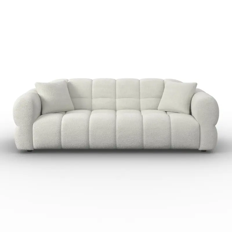 Sofa Marie Chenille Wei&szlig;