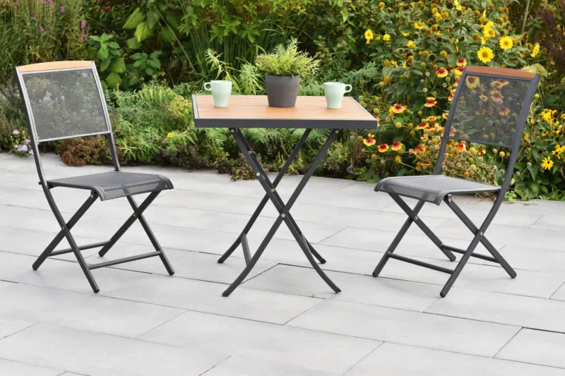 Balkonset Patmos Holz 3-tlg.