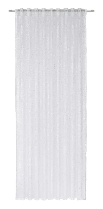 Fertigvorhang Sparkle Grau/Silberfarben