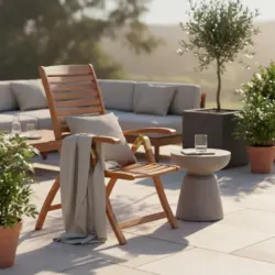 Gartenklappsessel Paraiba aus Akazie Natur