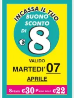 Euro Shop Buono sconto di 8 euro - al 07.04.2026
