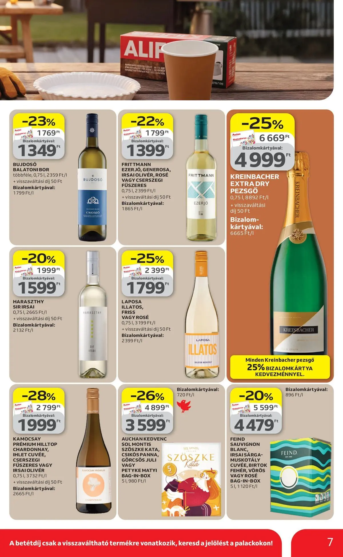 Auchan - Auchan újság érvényessége 2026.04.15-ig - 2026.04.08. -tól/töl > akció, lapozható szórólap 🛍️ | Oldal: 7