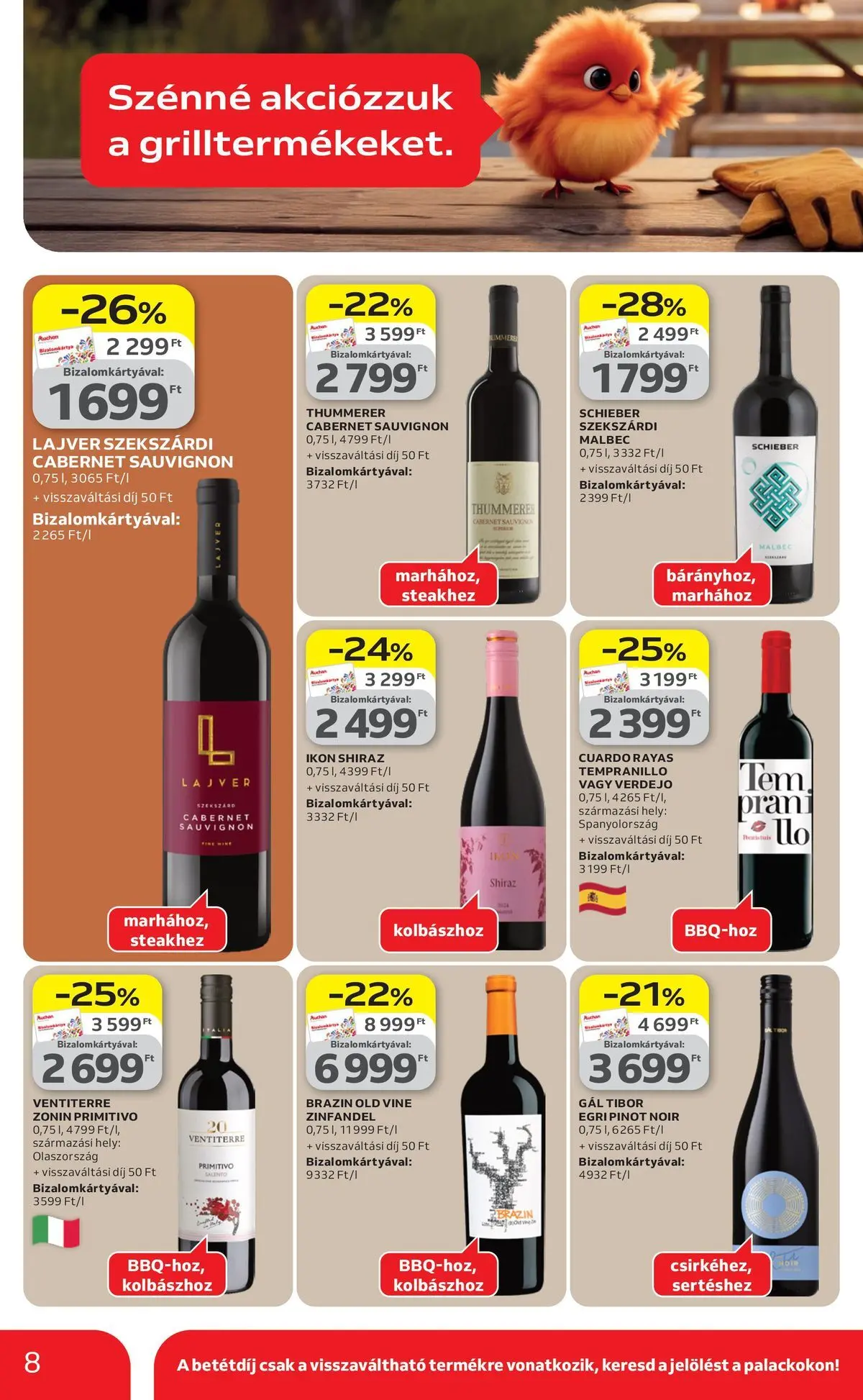 Auchan - Auchan újság érvényessége 2026.04.15-ig - 2026.04.08. -tól/töl > akció, lapozható szórólap 🛍️ | Oldal: 8