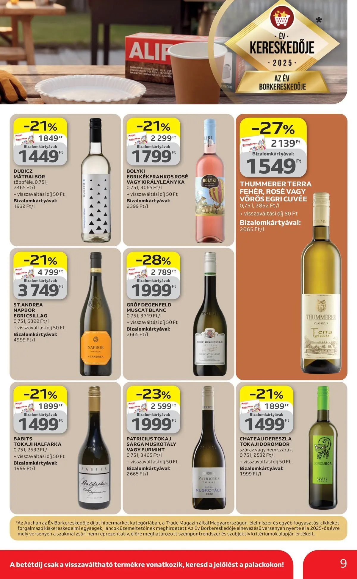 Auchan - Auchan újság érvényessége 2026.04.15-ig - 2026.04.08. -tól/töl > akció, lapozható szórólap 🛍️ | Oldal: 9