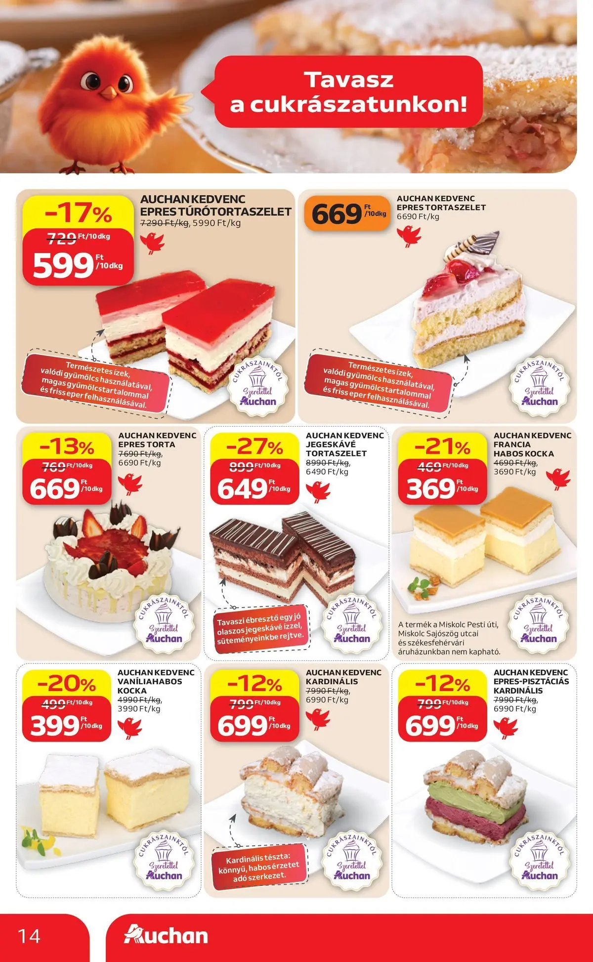 Auchan - Auchan újság érvényessége 2026.04.15-ig - 2026.04.08. -tól/töl > akció, lapozható szórólap 🛍️ | Oldal: 14