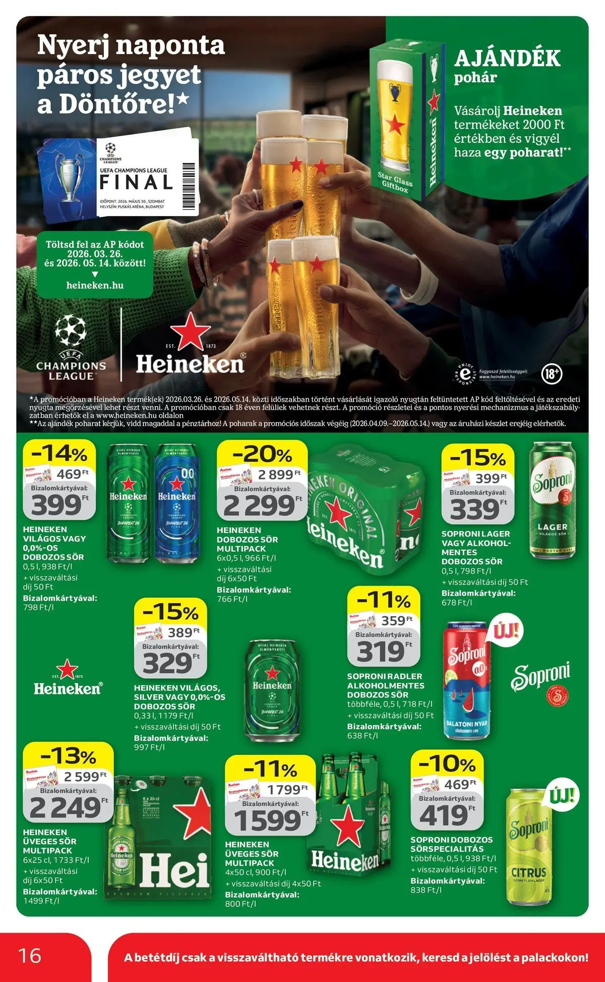 Auchan - Auchan újság érvényessége 2026.04.15-ig - 2026.04.08. -tól/töl > akció, lapozható szórólap 🛍️ | Oldal: 16