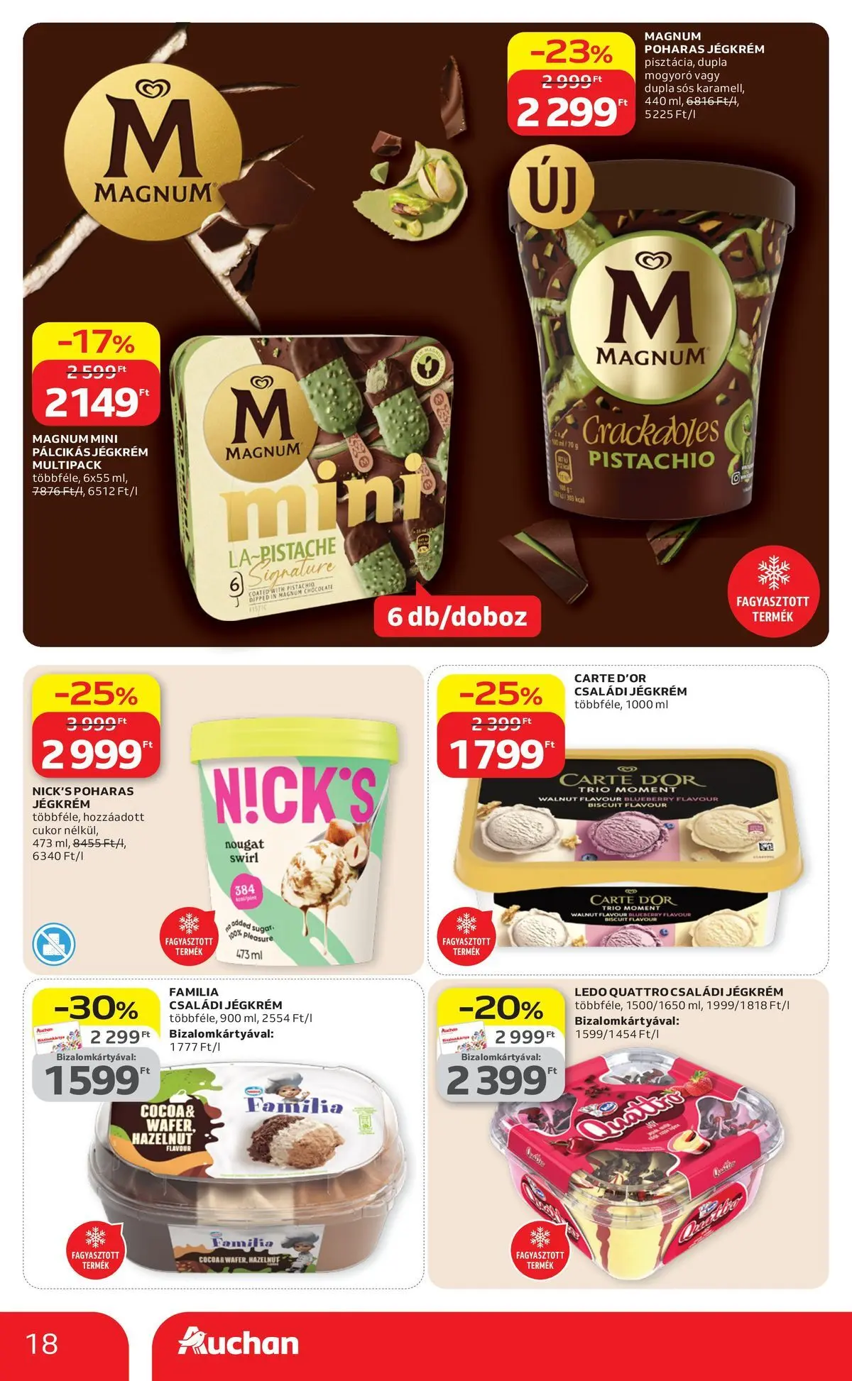 Auchan - Auchan újság érvényessége 2026.04.15-ig - 2026.04.08. -tól/töl > akció, lapozható szórólap 🛍️ | Oldal: 18