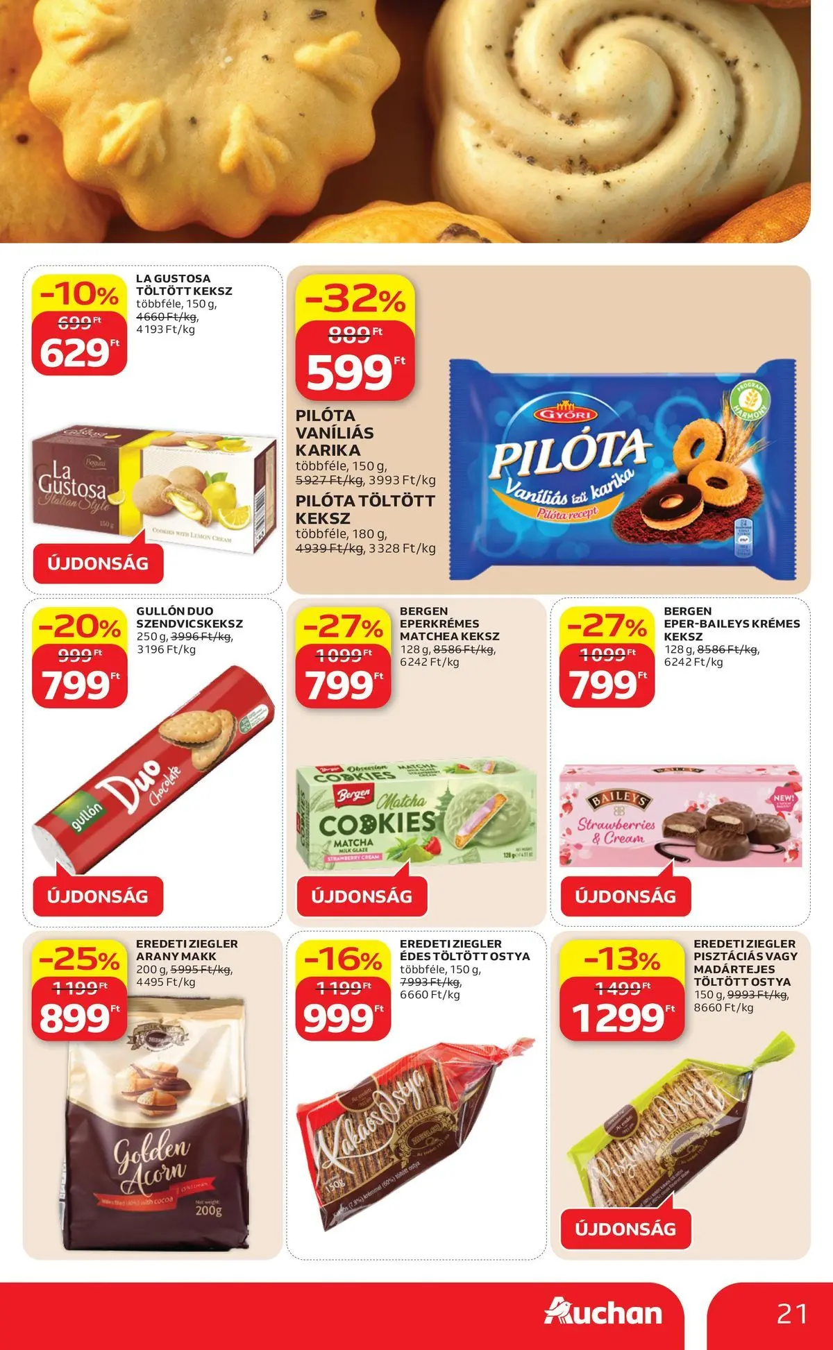 Auchan - Auchan újság érvényessége 2026.04.15-ig - 2026.04.08. -tól/töl > akció, lapozható szórólap 🛍️ | Oldal: 21